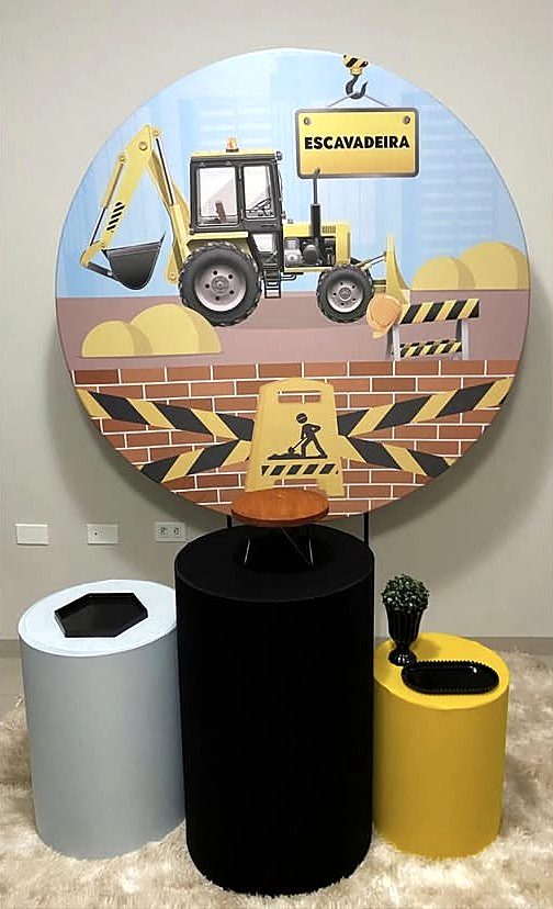 Decoração Escavadeira